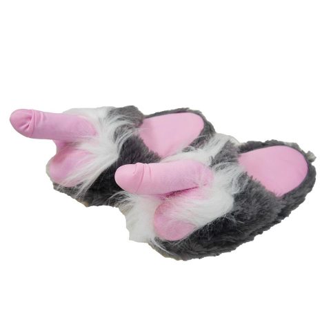 Kapcie pluszowe penis 12cm śmieszny prezent 18