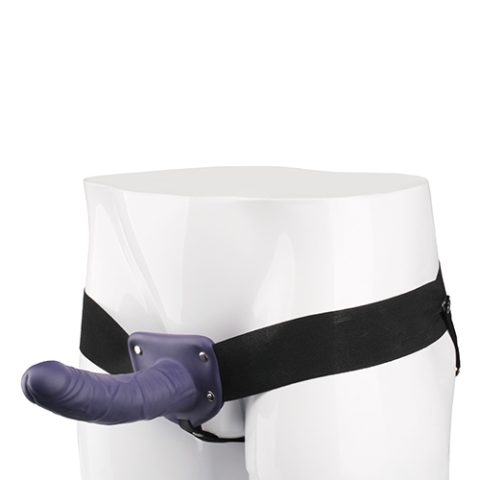 Nakładka przedłużenie na penisa czarne na szelkach