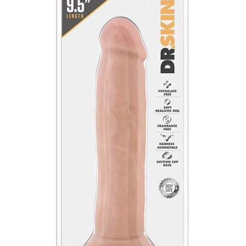 Dildo-dr. skin 9.5inch cock vanilla