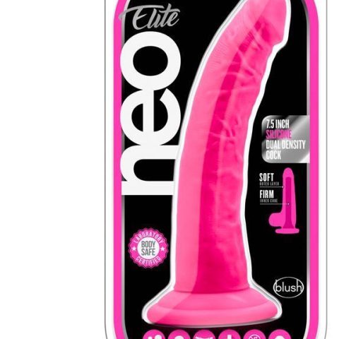 NEO ELITE 7.5INCH DUAL DENSITY COCK NEON