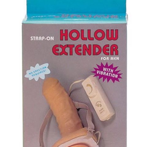 Proteza-VIBRATING STRAP-ON HOLLOW EXTENDER