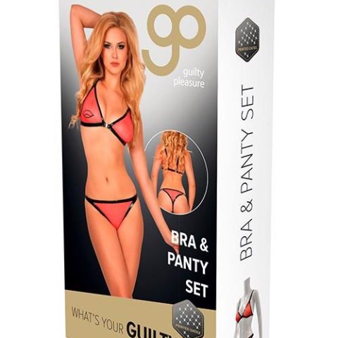 Bielizna-GP PRINTED BRA & PANTY SET