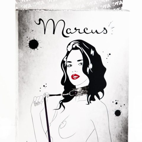 Wiązania-MARCUS 713001 Collar tracery silver with black leash bdsm Valentine day