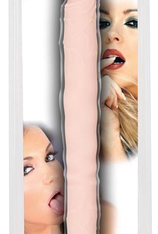 Dildo dwie końcówki realistyczne giętkie 30