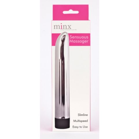 Wibrator- Sensuous Ribbed Vibrator Silver OS