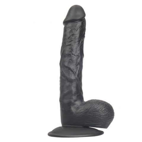 Dildo jak penis duże jądra mocna przyssawka 23cm