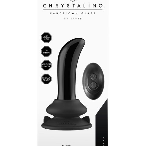 Dildo z odczepianą przyssawką szklane wibrujące