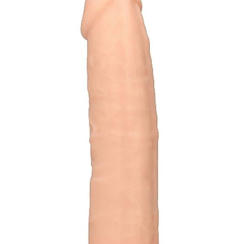 Żylaste silikonowe dildo mocna przyssawka 15 cm