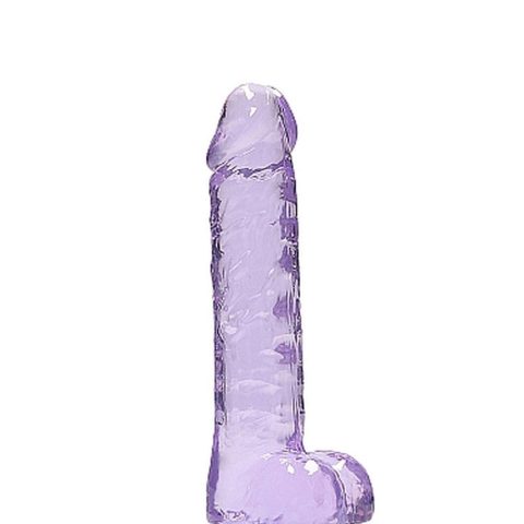 Dildo z przyssawką penis realistyczny żylasty 19cm