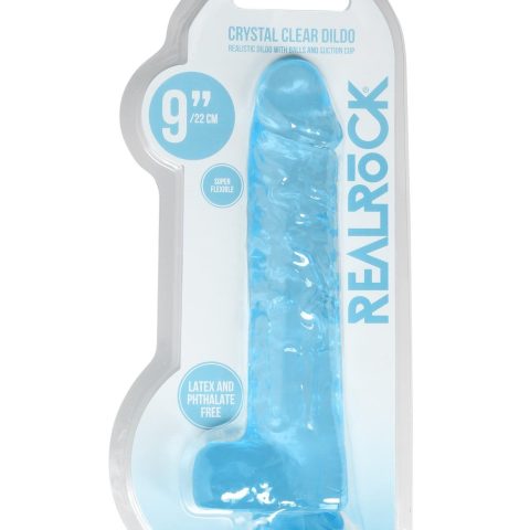 Długie dildo z mocną przyssawką i jądrami 25 cm