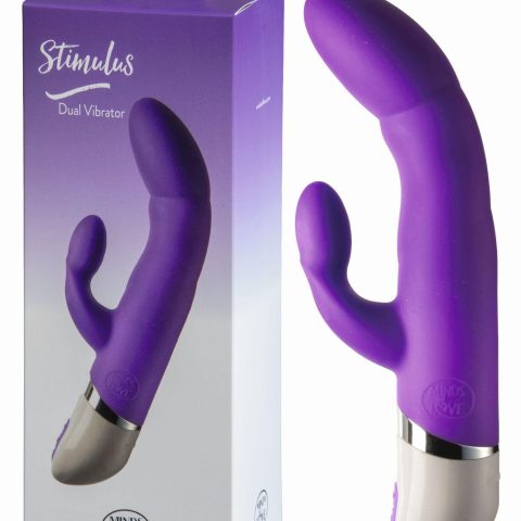 MINDS of LOVE Stimulus Dual Vibrator purple