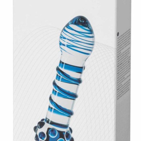 Szklane dildo analne waginalne 2 końce sex sonda