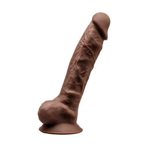 Grube duże dildo penis z jądrami przyssawka 23cm