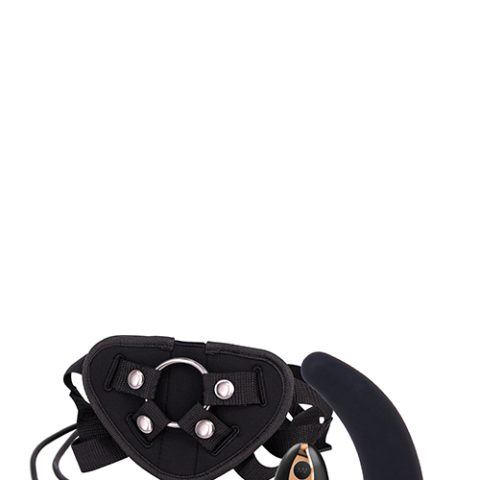 5INCH VIBRATION DILDO STRAP-ON BLACK