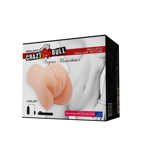 CRAZY BULL- VIOLET REALISTIC VAGINA